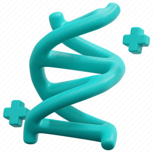 Dna, structure, strand, genetic, microbiology, chromosome, biology 3D illustration - Download on Iconfinder