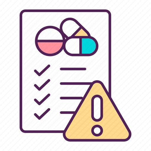 Warning, antibiotic, pharmacy, medication icon - Download on Iconfinder