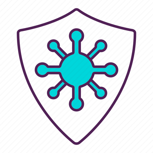 Disease, prevention, shield, virus protection icon - Download on Iconfinder