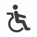 handicap, patient, wheelchair
