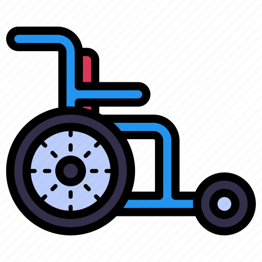 Wheel chair, disabled, handicap, patient, medical icon - Download on Iconfinder