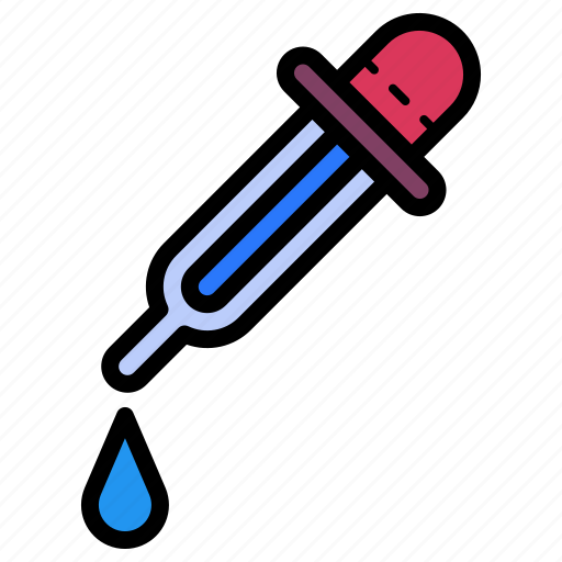 Dropper, pipette, picker, laboratory tool, chemical dropper icon - Download on Iconfinder