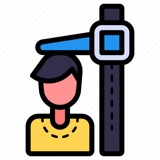 Height, size, measurement, height measurement, height scale icon - Download on Iconfinder
