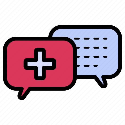 Conversation, medical, chat, consultation, healthcare icon - Download on Iconfinder