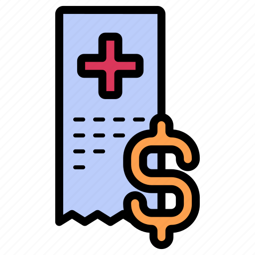 Medical billing, hospital billing, healthcare, medical expenses icon - Download on Iconfinder