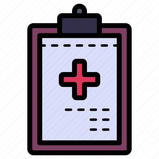 Healthcare, clipboard, document, patient report, data icon - Download on Iconfinder