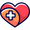 bukeicon, care, health, heart, hospital, love