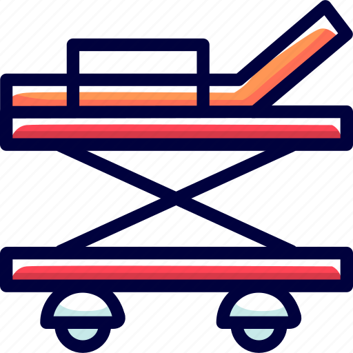 Bukeicon, emergency, health, hospital, trolley icon - Download on Iconfinder