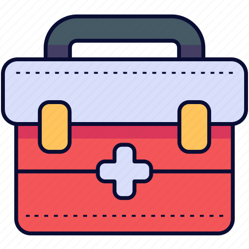 Aid, bag, emergency, equipment, first, handbag, kit icon - Download on Iconfinder
