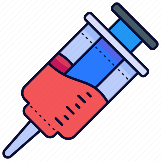 Inject, injection, injections, syringe, vaccine icon - Download on Iconfinder