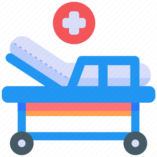 Bed, hospital, medical, rest, sleep, stretcher icon - Download on Iconfinder