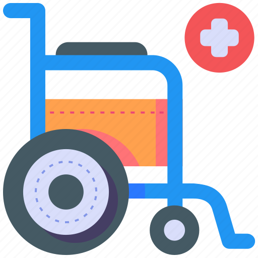Chair, disabled, emergency, injury, wheel icon - Download on Iconfinder
