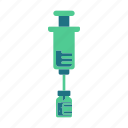 vaccine, syringe, inject, vaccinationbottle, drug, liquid