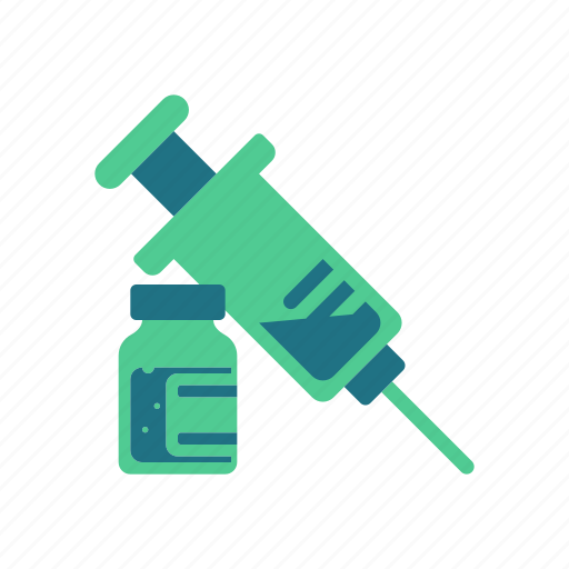 Vaccine, syringe, inject, vaccinationbottle, drug, liquid, pharmacy icon - Download on Iconfinder