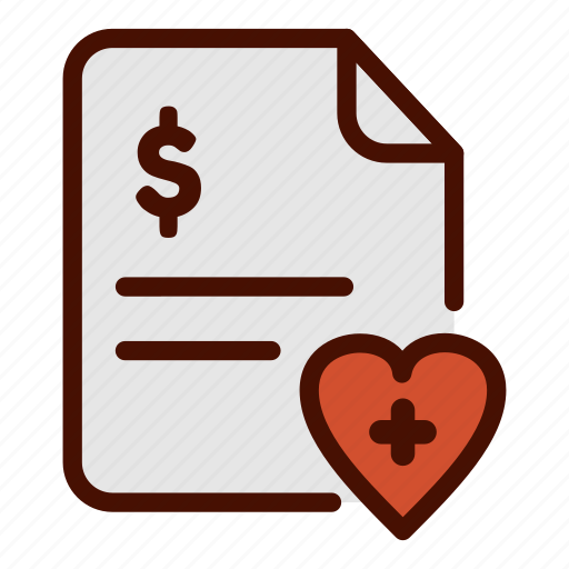 Bill, healthcare, hospital, invoice, medical, payment icon - Download on Iconfinder