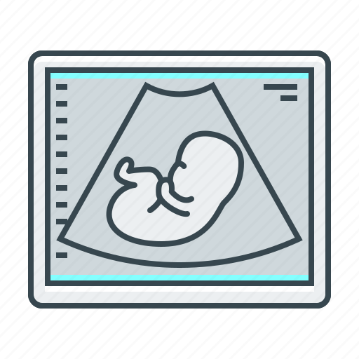 Medical equipment, medicine, ultrasound, embryo, fetus icon - Download on Iconfinder