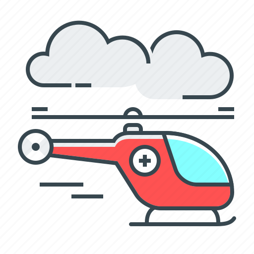 Emergency, emergency helicopter, helicopter, medicine, aid, ambulance icon - Download on Iconfinder