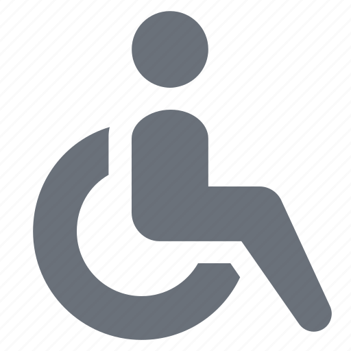Health, healthcare, hospital, medicine, pika, simple, wheelchair icon - Download on Iconfinder