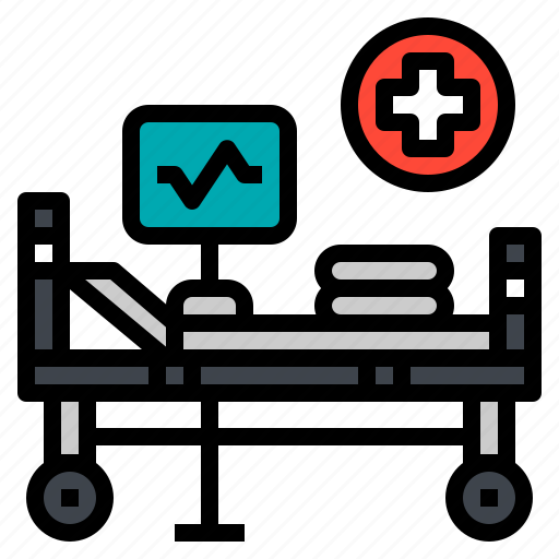 Bed, emergency, hospital, patient, room icon - Download on Iconfinder