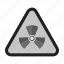caution, dangerous, radiation, radio therapy, radioactive, warning sign, zone 