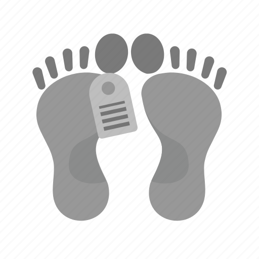 Body, dead body, dead person, feet, lying, tag, victim icon - Download on Iconfinder