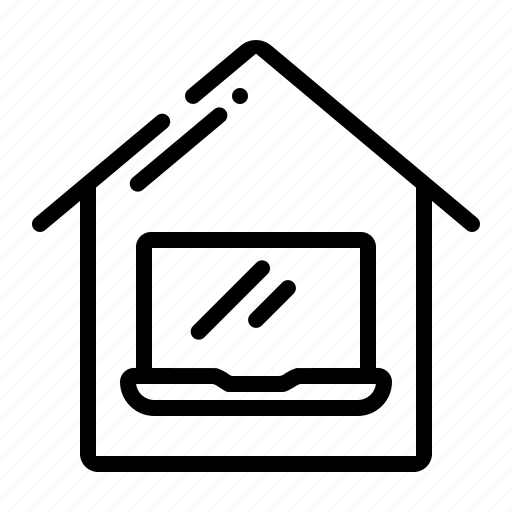 Work, home, house, covid icon - Download on Iconfinder
