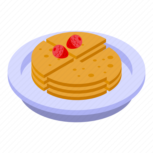 Healthy, breakfast, cracker, isometric icon - Download on Iconfinder