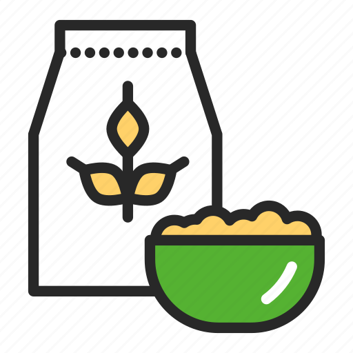 Bowl, food, healthy, oatmeal, package, porridge icon - Download on Iconfinder