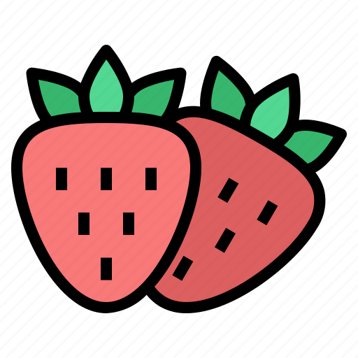 Strawberry, fruit, healthy, food, diet, vegan, organic icon - Download on Iconfinder