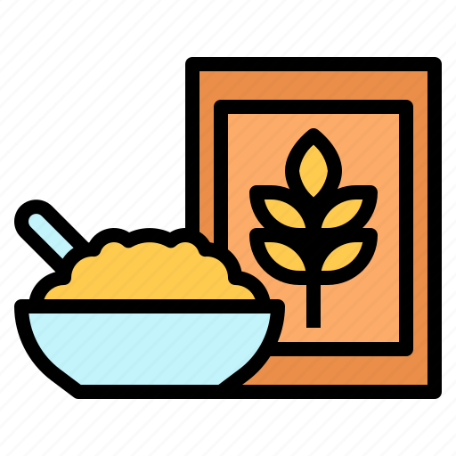 Rice, cereal, bowl, dish, wheat, healthy, food icon - Download on Iconfinder