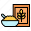 rice, cereal, bowl, dish, wheat, healthy, food 
