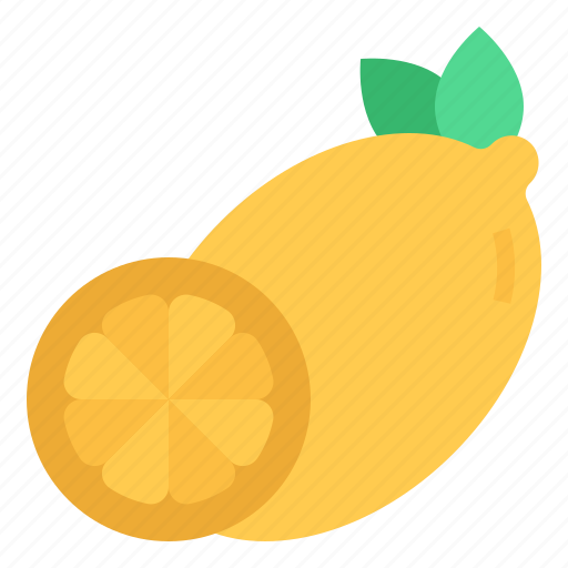 Lemon, fruits, healthy, food, vegeterian, organic, eating icon - Download on Iconfinder