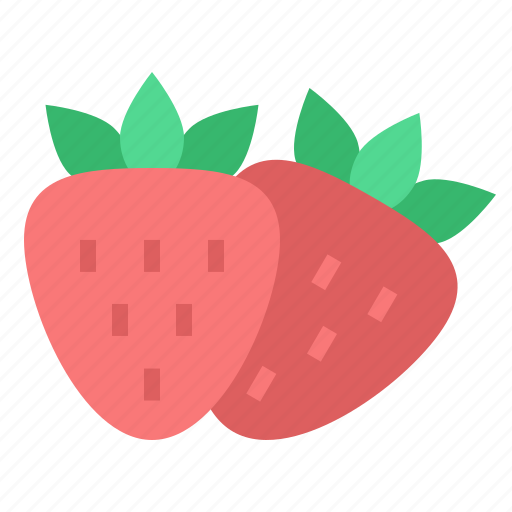 Strawberry, fruit, healthy, food, vegeterian, organic, eating icon - Download on Iconfinder