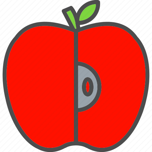 Apple, food, fruit, fruits, healthy, 1 icon - Download on Iconfinder