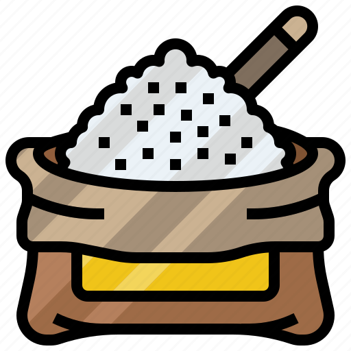 Flour, bag, farming, gardening, food icon - Download on Iconfinder