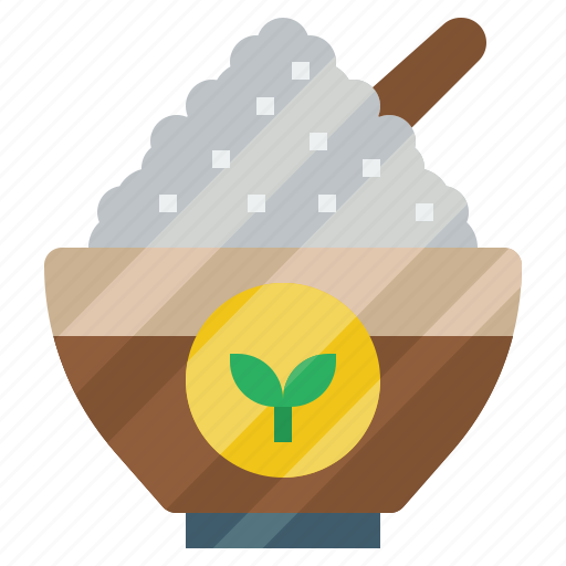 Rice, food, restaurant, asian, bowl icon - Download on Iconfinder