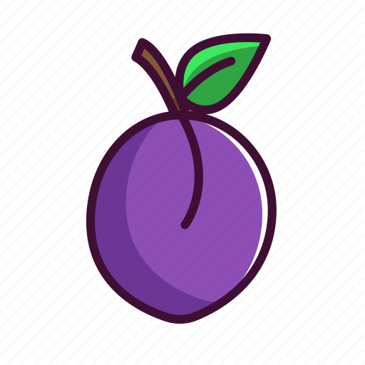 Food, fruits, healthy, plum, sweet icon - Download on Iconfinder