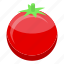 healthy, red, tomato, isometric 