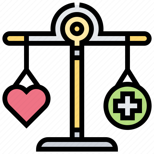 Balance, hard, medical, scale, work icon - Download on Iconfinder