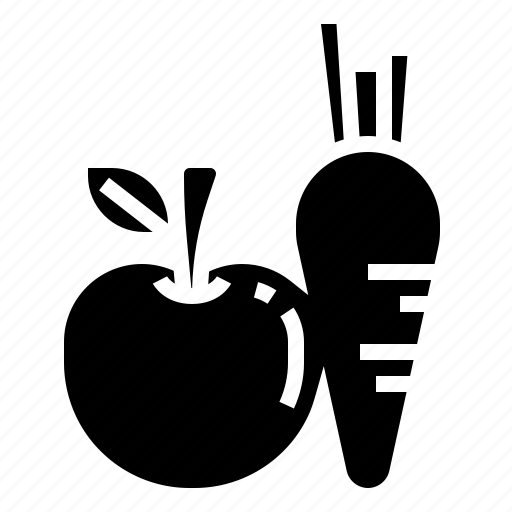 Apple, carrot, food, fruit, vegetable icon - Download on Iconfinder