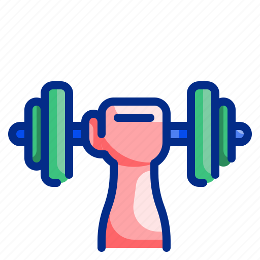 Dumbbell, gym, hand, healthy, sport, training, weight icon - Download on Iconfinder