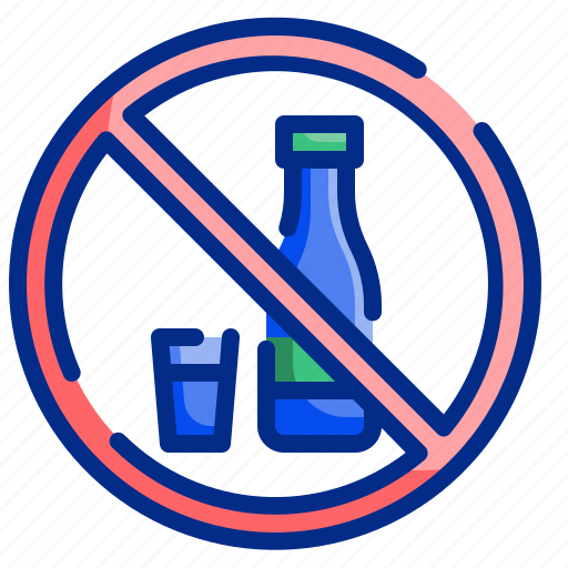 Alcohol, drink, forbidden, no, noalcohol, prohibition icon - Download on Iconfinder