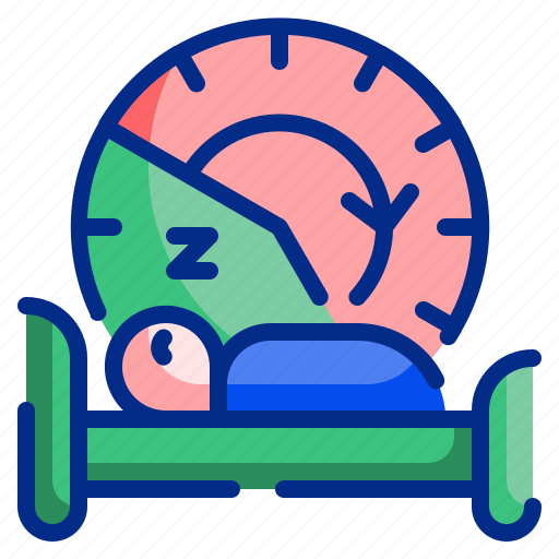 Bed, bedroom, clock, night, rest, sleep, time icon - Download on Iconfinder