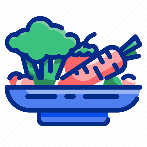 Farming, food, healthy, organic, slad, vegetable, vegetarian icon - Download on Iconfinder