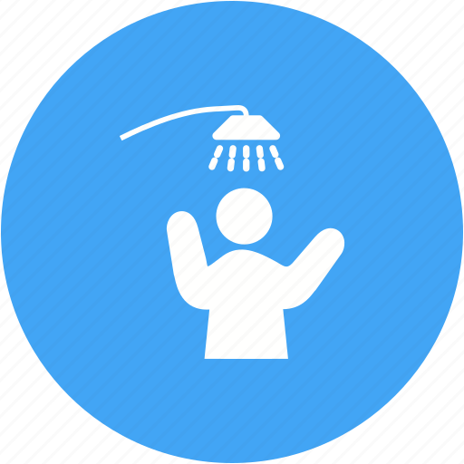 Bath, bathing, hair, shower, washing, water, wet icon - Download on Iconfinder