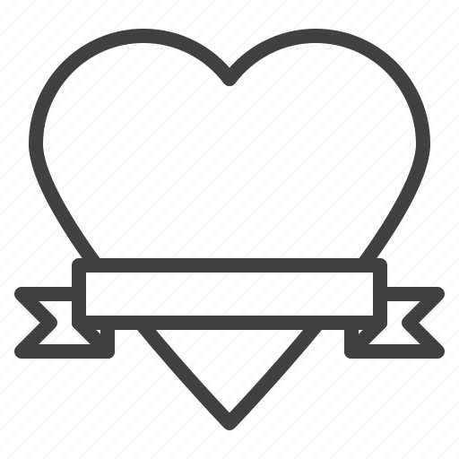 Award, heart, ribbon, wedding icon - Download on Iconfinder