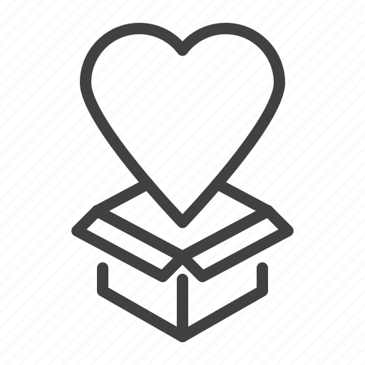 Day, gift box, heart, love, valentines icon - Download on Iconfinder