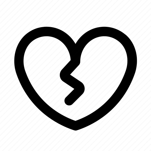 Heartbreak, love, heart, romantic, romance icon - Download on Iconfinder