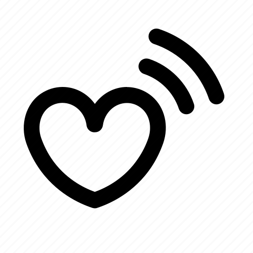 Love, signal, heart, romantic, romance icon - Download on Iconfinder