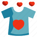 shirt, clothes, love, heart